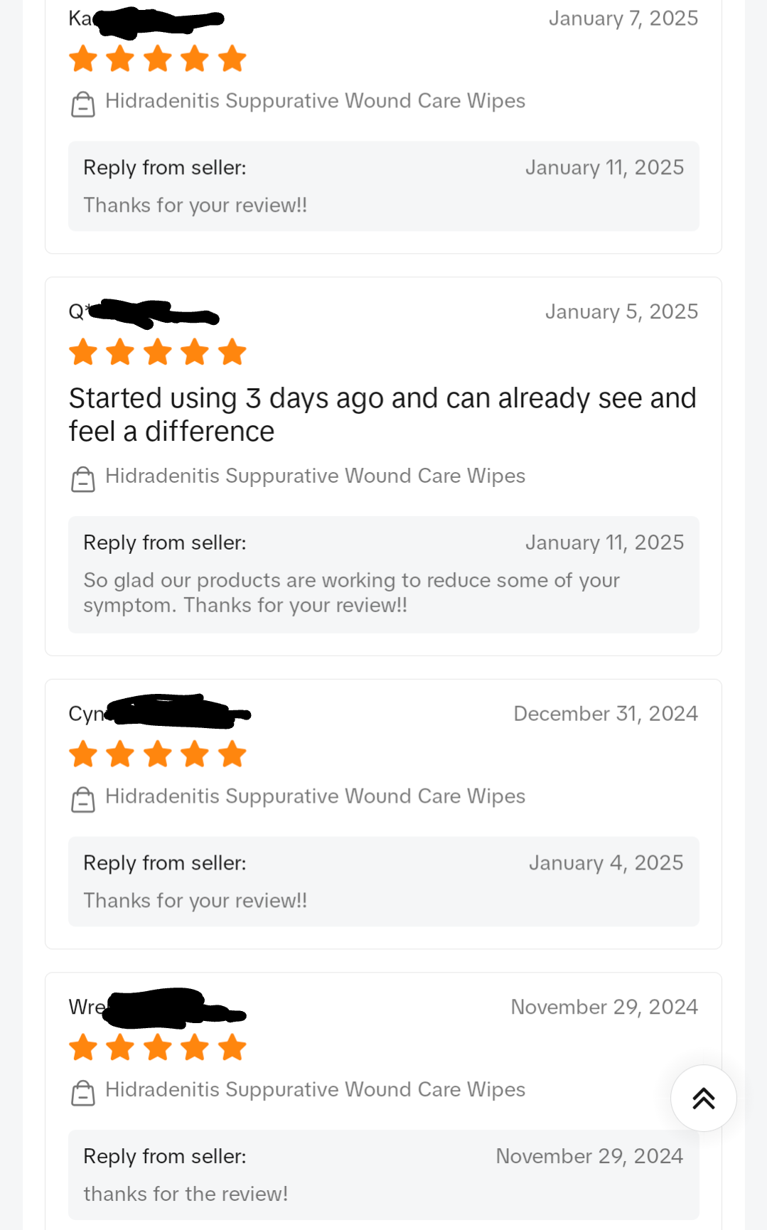 Hidradenitis Suppurativa Wound Care Wipes