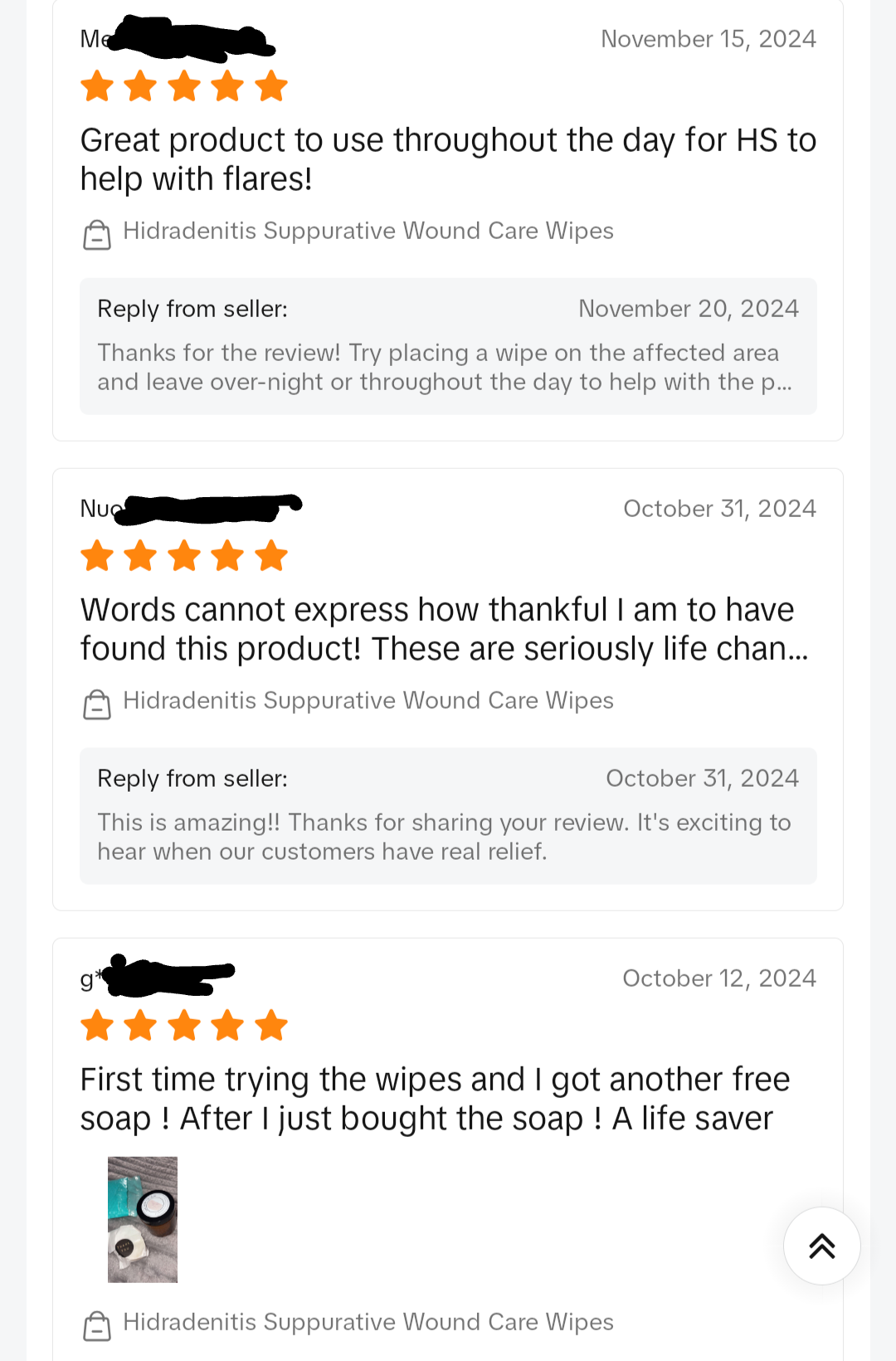 Hidradenitis Suppurativa Wound Care Wipes