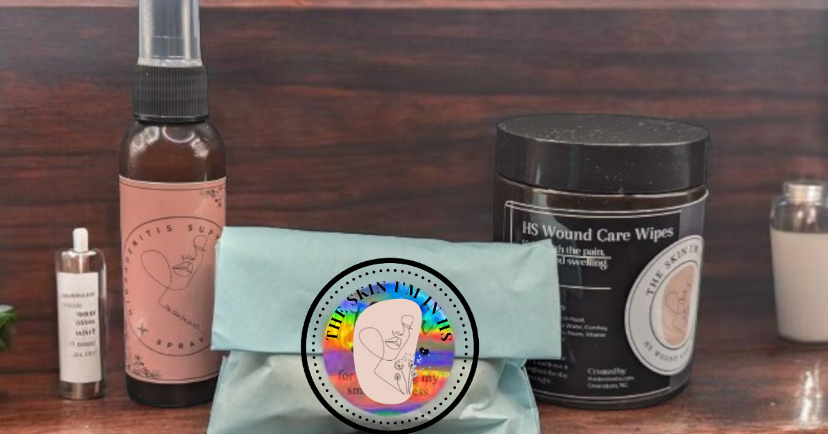Wound Care BUNDLE Hidradenitis Suppurativa Spray, Soap and Wipes