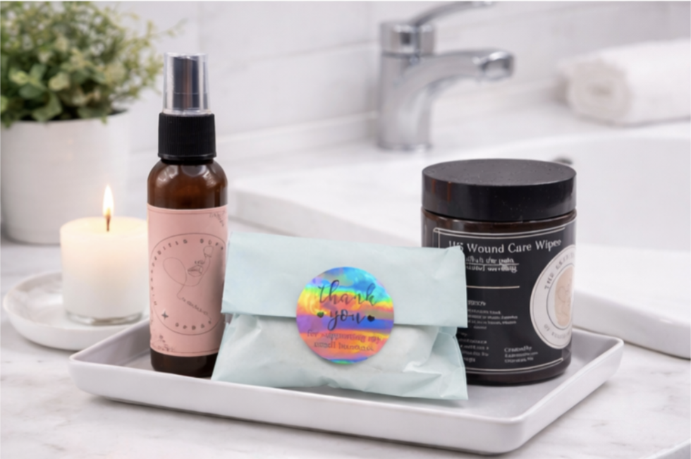 Wound Care BUNDLE Hidradenitis Suppurativa Spray, Soap and Wipes