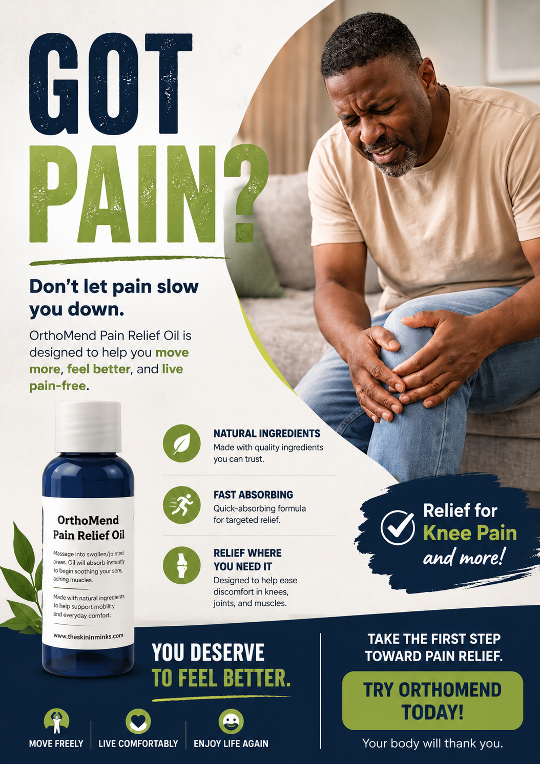 OrthoMend Pain Relief Oil