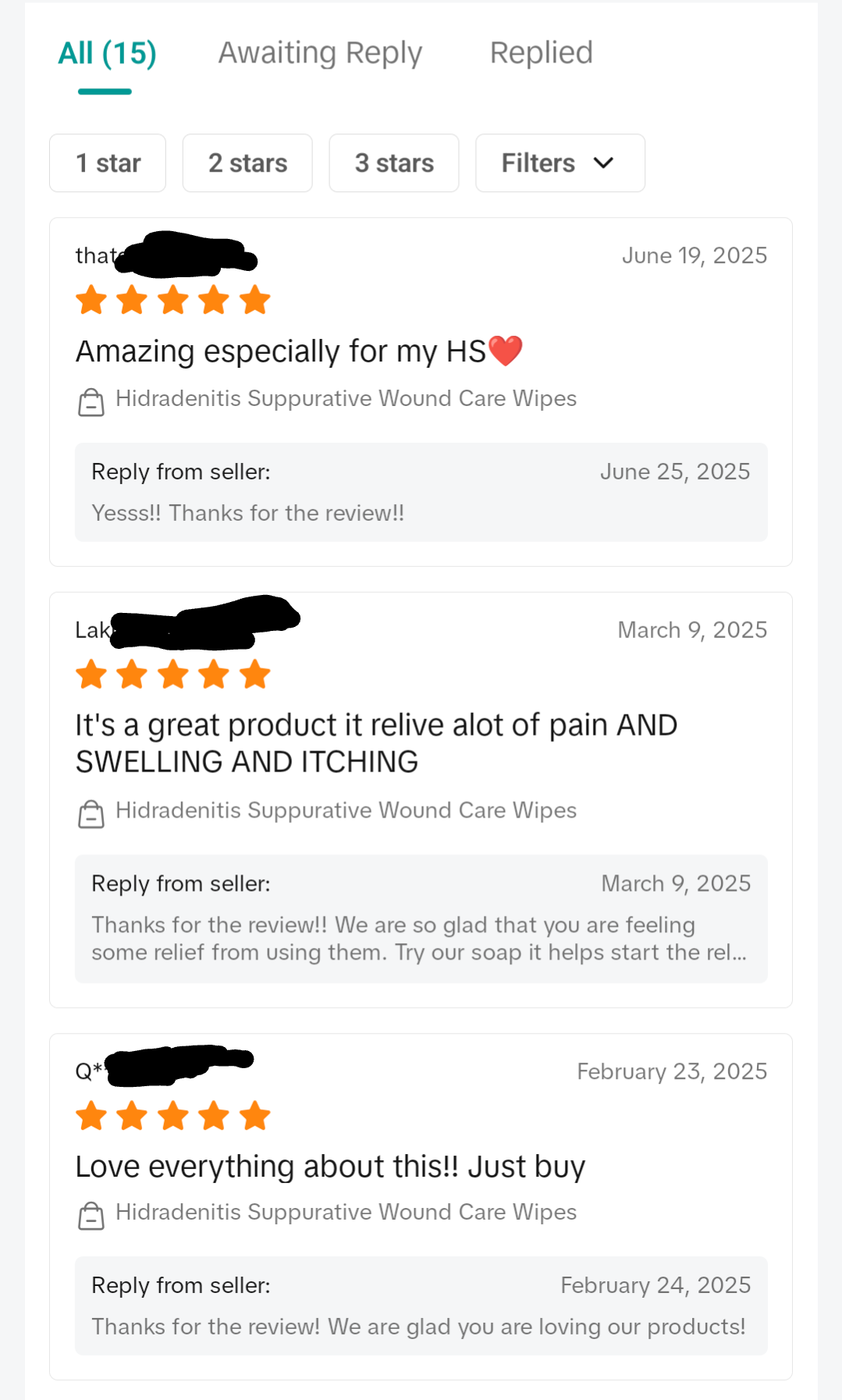 Hidradenitis Suppurativa Wound Care Wipes