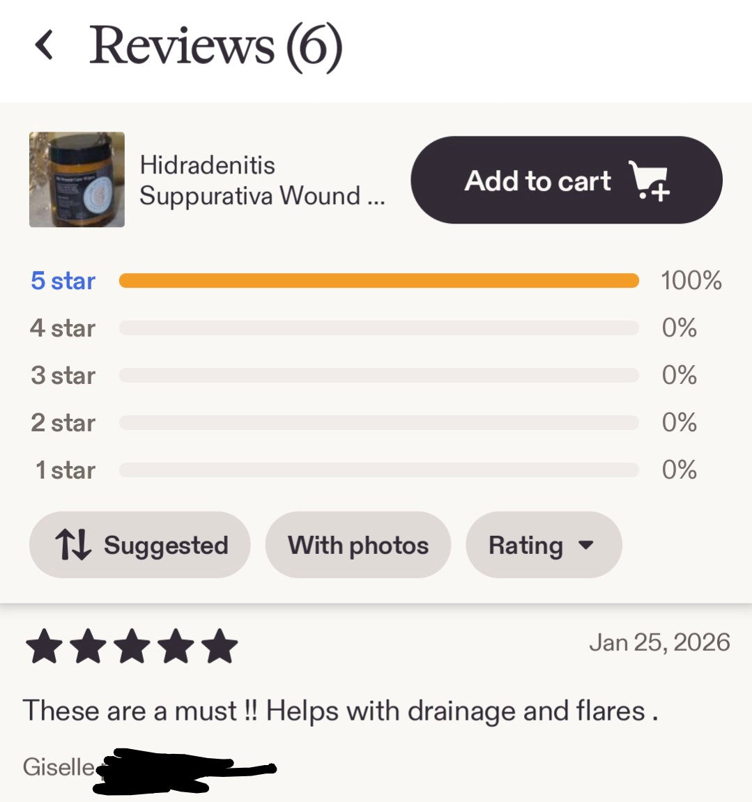 Hidradenitis Suppurativa Wound Care Wipes